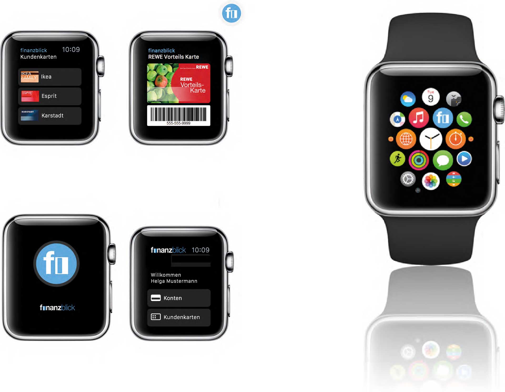 Apple Watch interface reference